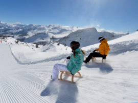 Schlitteln auf Fronalpstock