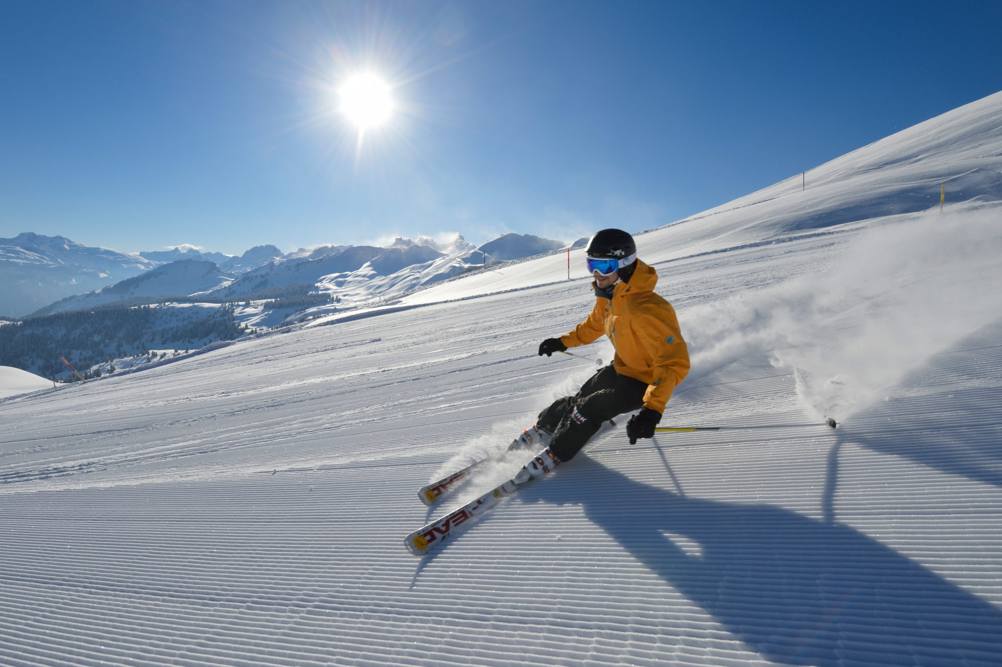 Skifahren auf dem Stoos